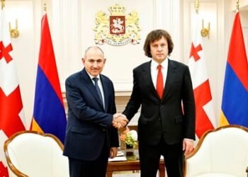 Kobaxidze: Nikol Paşinyanla görüş məhsuldar keçdi