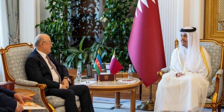 Kəmaləddin Heydərov Şeyx Məhəmməd bin Əbdülrəhman bin Casim Al Tani ilə görüşüb