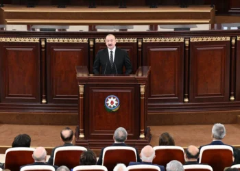 AMEA-nın 80 illik yubiley yığıncağı keçirilib, İlham Əliyev çıxış edib – FOTOLAR