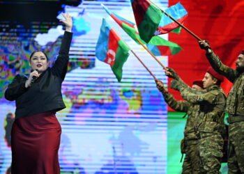 Nərmin Kərimbəyova bayram konsertində səhnə aldı – FOTOLAR