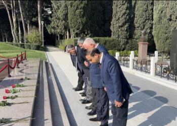 FHN-in mülki işçiləri Yeni Azərbaycan Partiyasının təsis olunmasının 33-cü ildönümünü qeyd edib