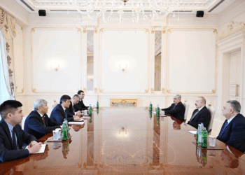 Prezident Qırğızıstan nümayəndə heyətini qəbul etdi – Fotolar