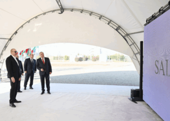 Prezident “Saloğlu Qarabağ” MMC-nin istehsal müəssisəsinin təməlini qoydu – FOTOLAR