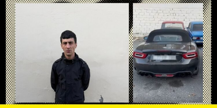 Ağdaşda narkotikin təsiri altında avtomobil idarə edən sürücü həbs olunub