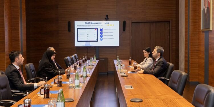 İraqın rabitə naziri “ASAN xidmət”də - FOTOLAR