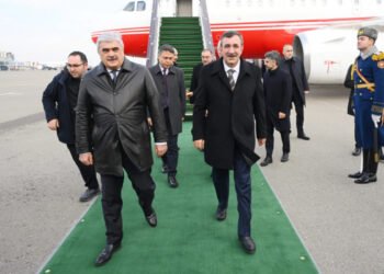 Cevdet Yılmaz Azərbaycana gəldi – Fotolar