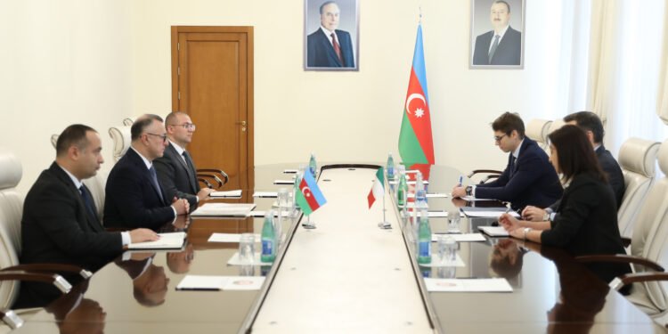 Səhiyyə Nazirliyində İtaliyanın Azərbaycandakı səfiri ilə görüş keçirilib