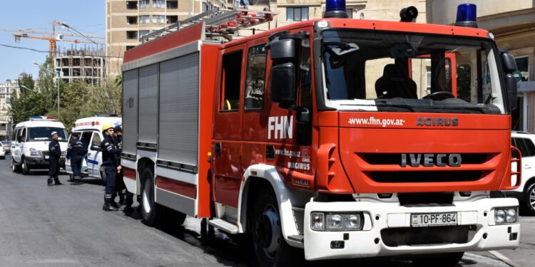 Bakıda uşaq bağçasında YANĞIN 