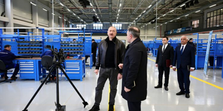 Prezident Tərtərə getdi