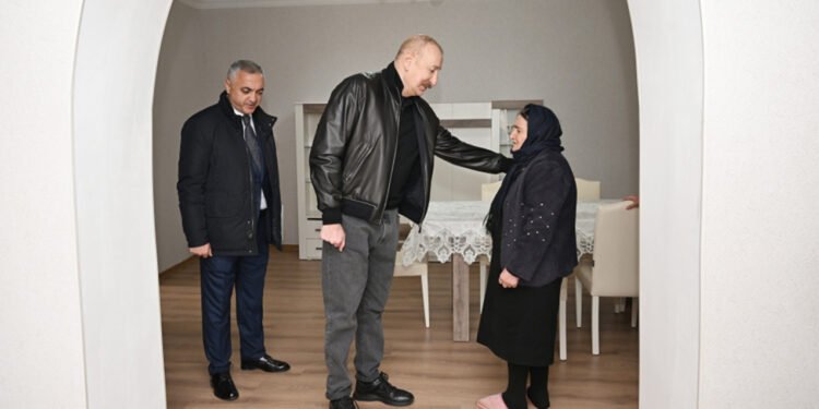 Prezident Ağdərədə - FOTOLAR