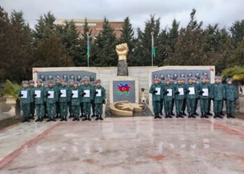 Sərhədçi əsgərlərin ehtiyata buraxılması ilə əlaqədar silsilə tədbirlər keçirilib