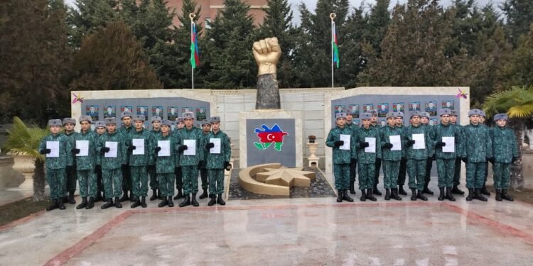 Sərhədçi əsgərlərin ehtiyata buraxılması ilə əlaqədar silsilə tədbirlər keçirilib