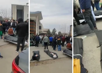 İranda ölənlərin sayı artır – Xəstəxananın önündən son görüntülər – FOTO