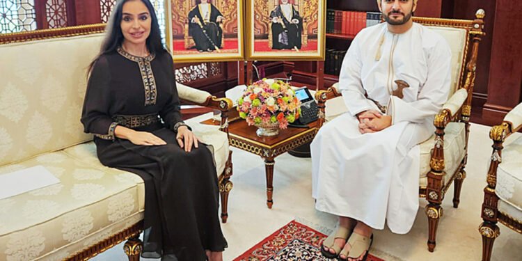 Leyla Əliyeva Oman Sultanlığının Vəliəhdi ilə görüşdü - FOTOLAR