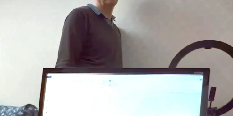 Əli Kərimli belə saxlanılıb - VİDEO