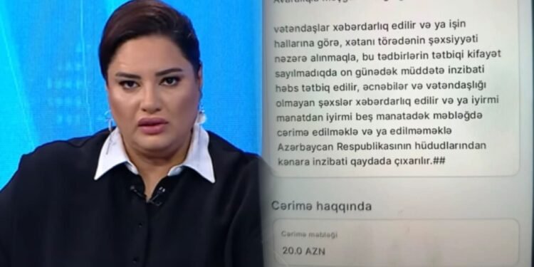 Bakıda sakin avaralıq etdiyinə görə cərimələndi - VİDEO