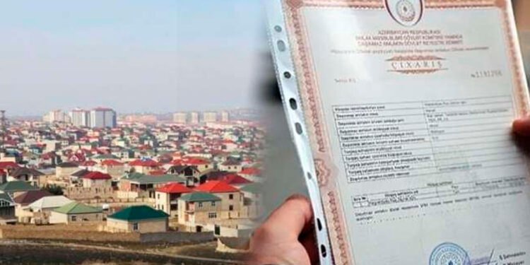 Evinin çıxarışı olmayanlara şad xəbər - 15 gün ərzində...