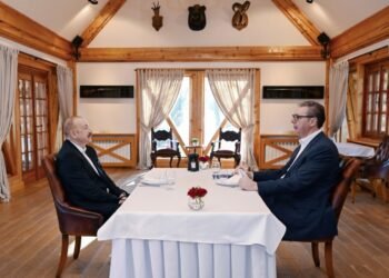 Azərbaycan və Serbiya prezidentləri qeyri-rəsmi səhər yeməyində