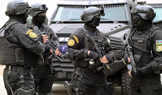 Bakıda polisdən əməliyyat - ANBAAN GÖRÜNTÜLƏR