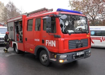 Bakının mərkəzində güclü YANĞIN