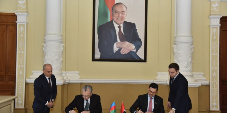 Bakı və Əbu-Dabi arasında Anlaşma Memorandumu imzalandı - Fotolar