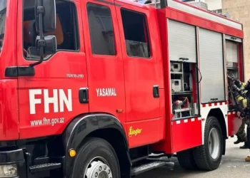 Binəqədidə anbarda yanğın