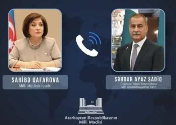 Sahibə Qafarova pakistanlı həmkarı ilə danışdı