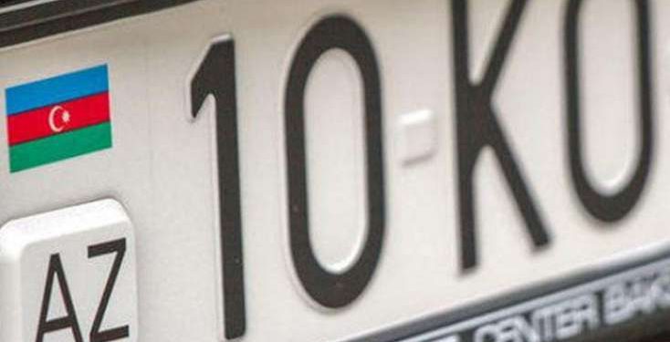 Avtomobil nömrələrini oğurlayan şəxs saxlanıldı