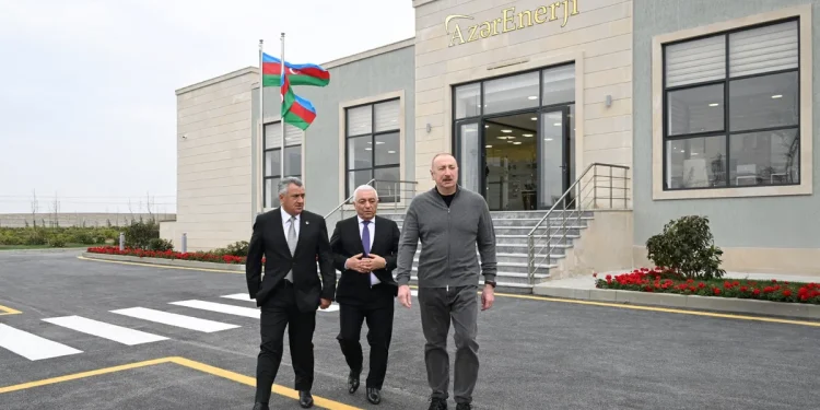 Prezident "Abşeron" Batareya Enerji Saxlanc Mərkəzinin açılışında iştirak edib