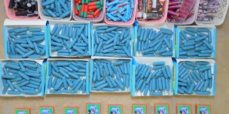 Naxçıvanda pirotexniki vasitələr satan şəxslər saxlanılıb