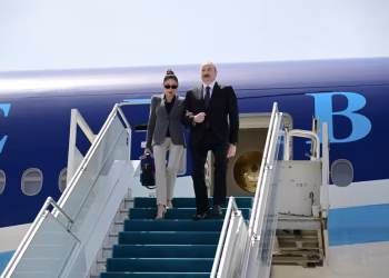 Prezident Türkiyəyə işgüzar səfərə gəlib - FOTO