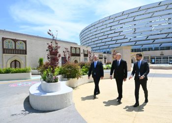 Prezident Bakı Olimpiya Stadionunda – Fotolar