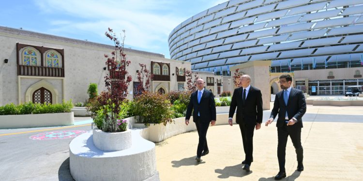 Prezident Bakı Olimpiya Stadionunda - Fotolar