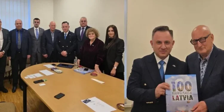 AQC rəhbərliyi Latviyada rəsmi səfərdədir