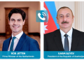 İlham Əliyev Niderlandın Baş naziri ilə telefon danışığı apardı