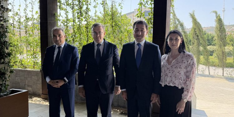 Hikmət Hacıyev Makronun müşaviri ilə görüşdü